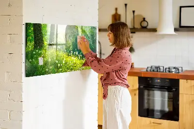 Tavaszi természet mintás fali mágneses tábla