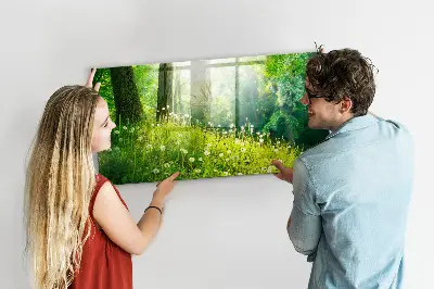 Tavaszi természet mintás fali mágneses tábla