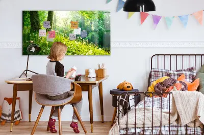 Tavaszi természet mintás fali mágneses tábla
