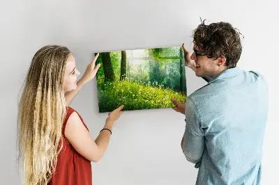 Tavaszi természet mintás fali mágneses tábla
