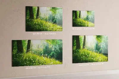 Tavaszi természet mintás fali mágneses tábla