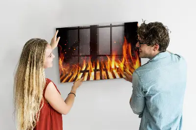 Fali mágneses grill tábla