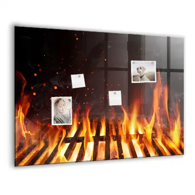 Fali mágneses grill tábla