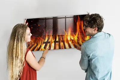 Fali mágneses grill tábla