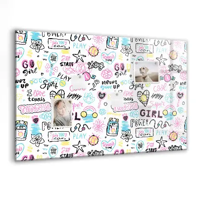 Mágneses fali írótábla
