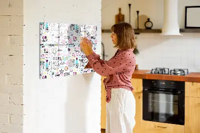 Mágneses fali írótábla