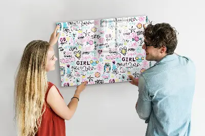 Mágneses fali írótábla