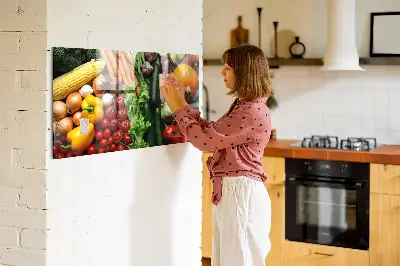 Friss zöldségek fali üzenőtábla