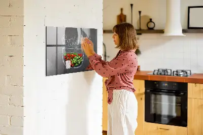 Bon appetit feliratú mágneses fali tábla