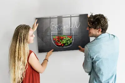 Bon appetit feliratú mágneses fali tábla