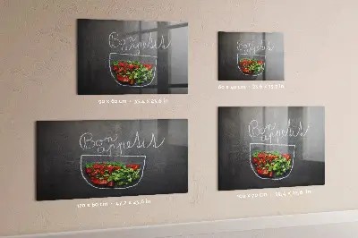 Bon appetit feliratú mágneses fali tábla
