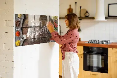Bon Appétit feliratú fali üzenőtábla