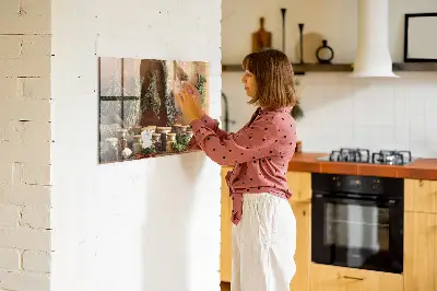 Mágneses fali fűszertartó tábla