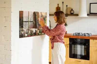 Mágneses fali fűszertartó tábla