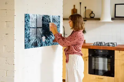 Fagyott fal mágneses fali tábla