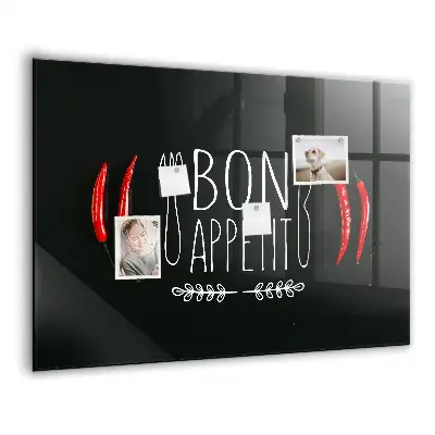 Bon appetit feliratú fali üzenőtábla