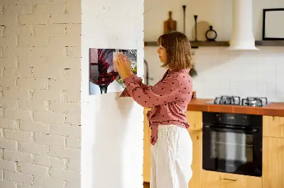 Borospohár mintás fali mágneses tábla