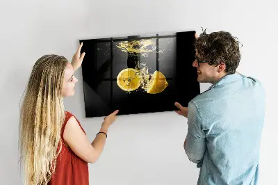 Mágneses fali tábla Citrom