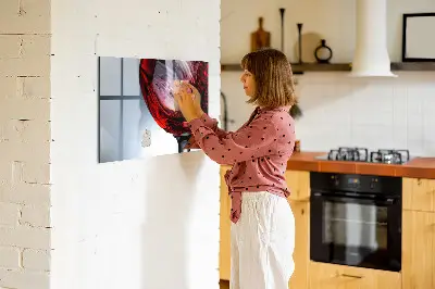 Mágneses fali tábla borospohár mintával