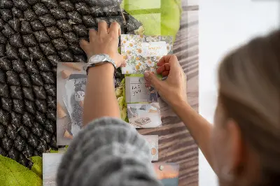 Napraforgó mintás fali üzenőtábla