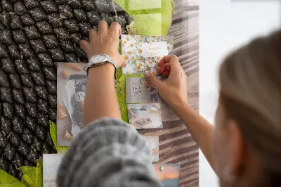 Napraforgó mintás fali üzenőtábla