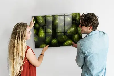 Avokádó mintás fali mágnestábla