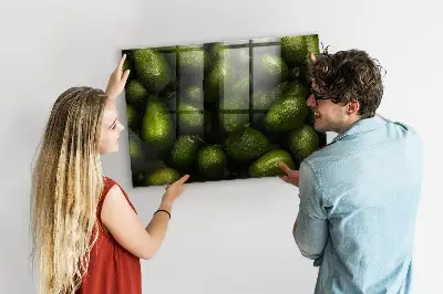 Avokádó mintás fali mágnestábla