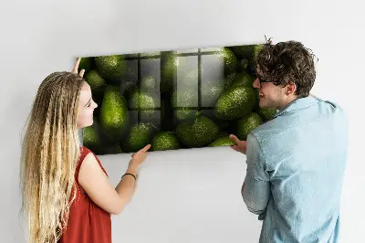 Avokádó mintás fali mágnestábla