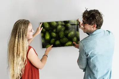 Avokádó mintás fali mágnestábla