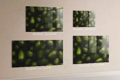 Avokádó mintás fali mágnestábla