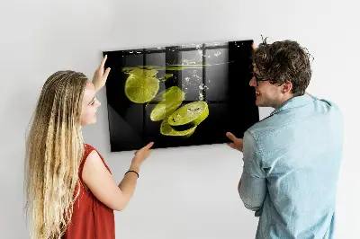 Lime színű mágneses fali tábla