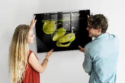 Lime színű mágneses fali tábla