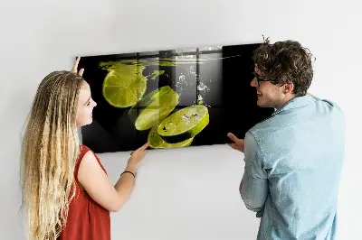 Lime színű mágneses fali tábla