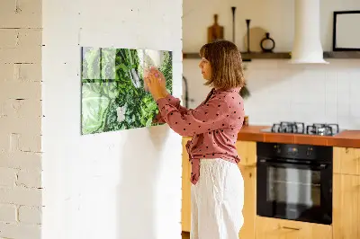 Zöldségek mintás fali üzenőtábla