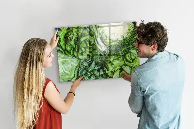 Zöldségek mintás fali üzenőtábla