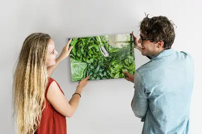 Zöldségek mintás fali üzenőtábla