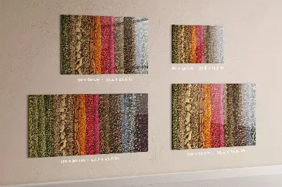 Mágneses fali tábla fűszerek mintával