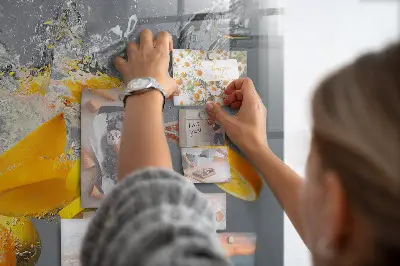 Mágneses fali tábla Citrusfélék vízben
