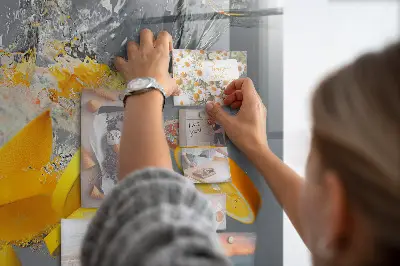 Mágneses fali tábla Citrusfélék vízben