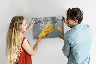 Mágneses fali tábla Citrusfélék vízben