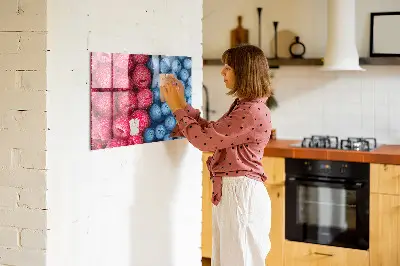 áfonya és málna mintával