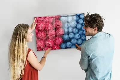 áfonya és málna mintával