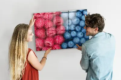 áfonya és málna mintával