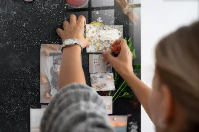 Fali mágneses tábla Zöldségek a pulton mintával