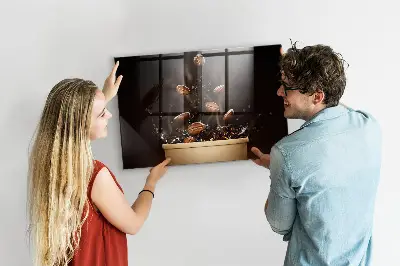 Forró kávé feliratú fali üzenőtábla