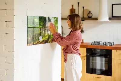 Erdei napfelkelte mágneses fali tábla
