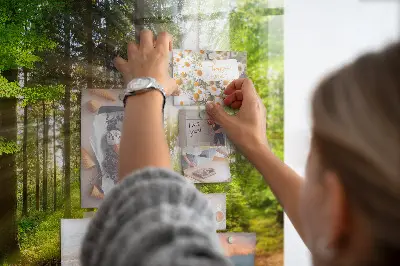 Erdei napfelkelte mágneses fali tábla