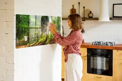 Erdei napfelkelte mágneses fali tábla