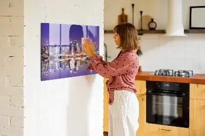 New York éjszaka fali üzenőtábla
