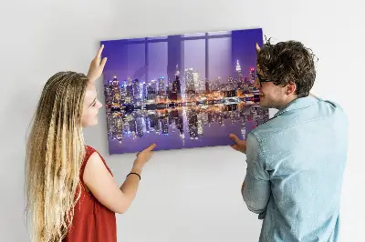 New York éjszaka fali üzenőtábla